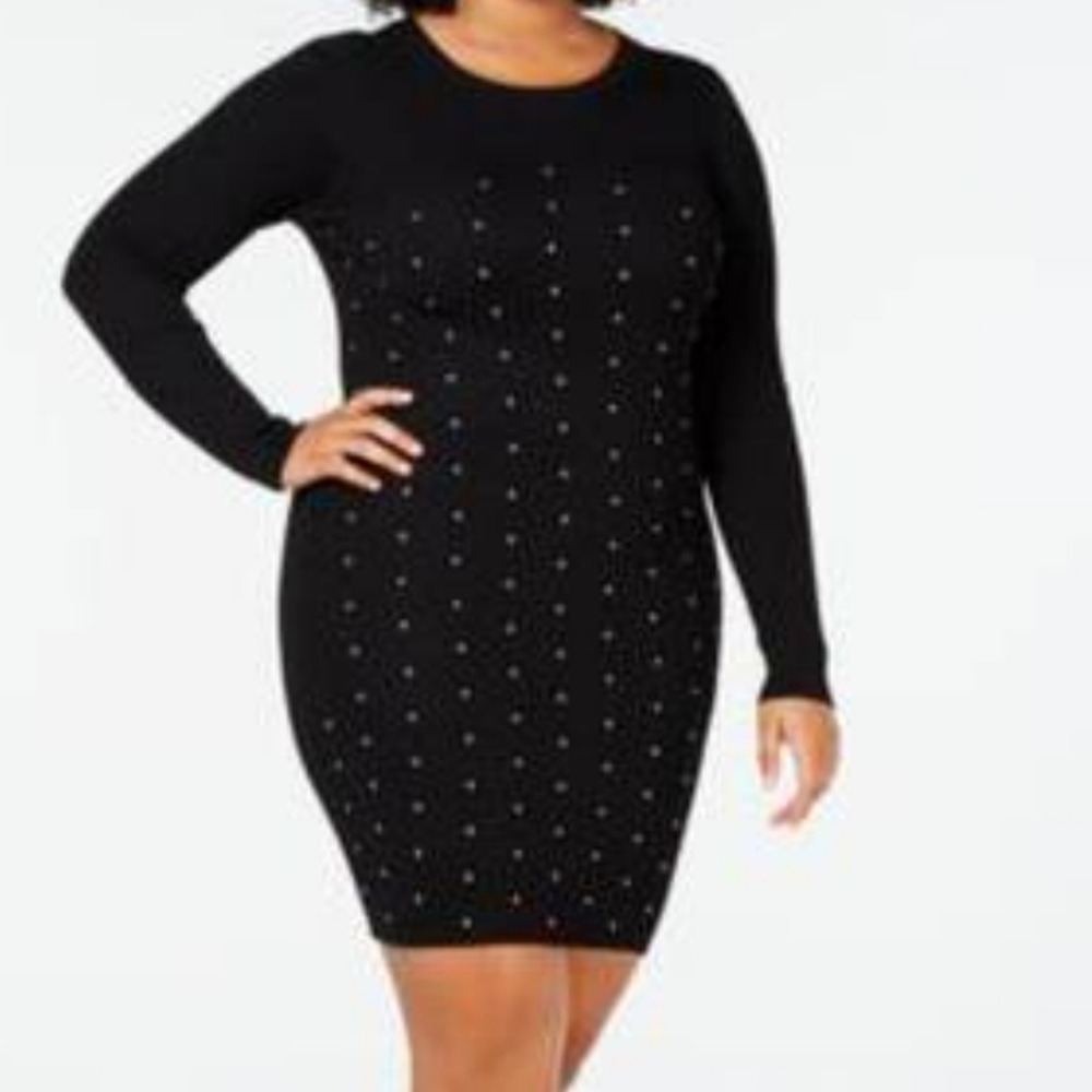 Planet Gold Plus Sweater Dress